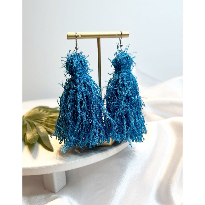 Fluffy Finesse Tassel Earring